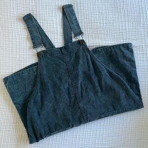 NEW Corduroy Overall Mini Dress